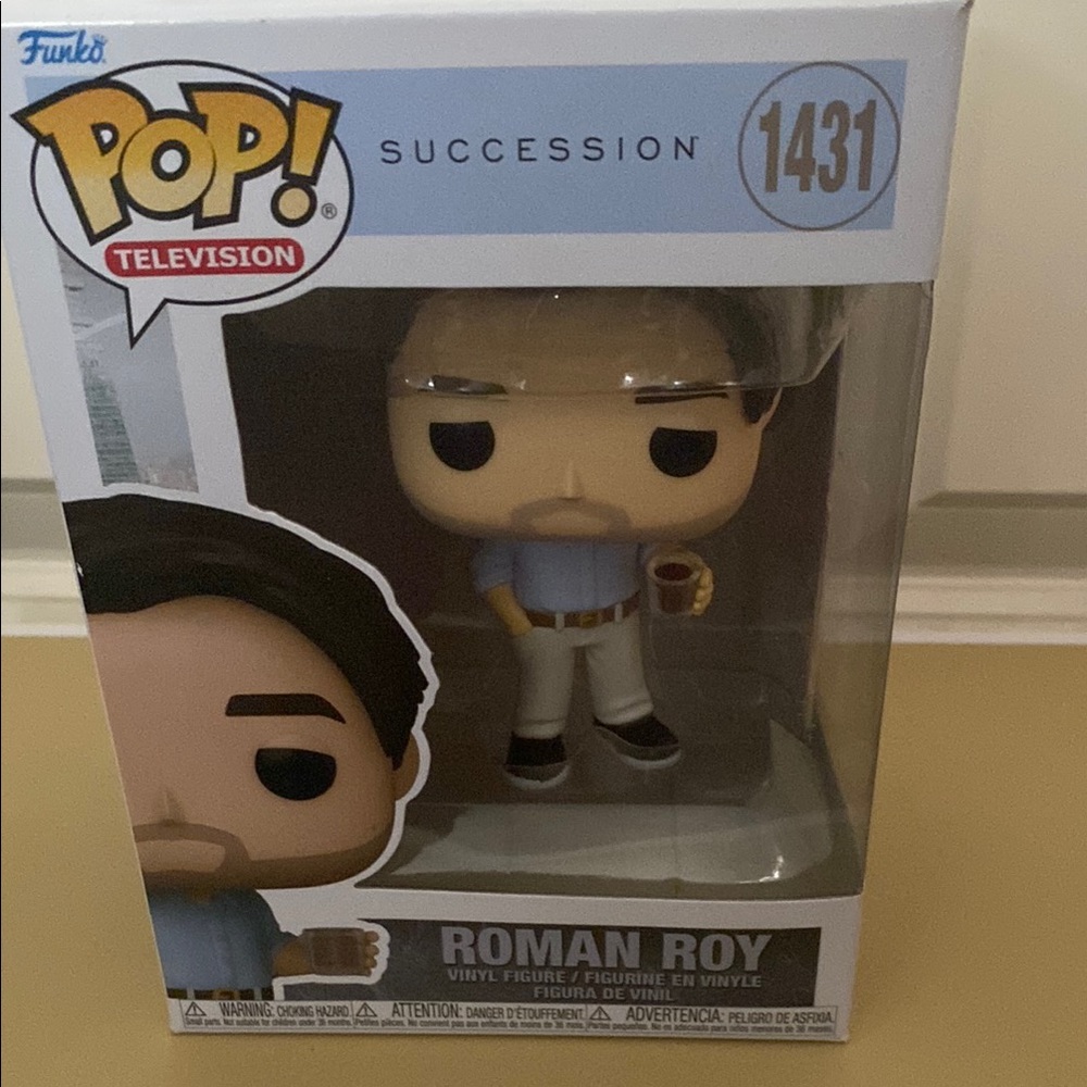 Funko Pop Succession Roman Roy with Coffee